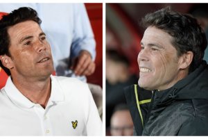 Rubi en la Liga del ascenso (21-22) y en la temporada actual.