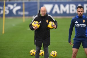 Miguel Ángel Ramírez, entrenador del Zaragoza.