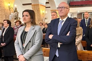 Noelia Damián, alcaldesa de Benahadux, y Eugenio Gonzálvez, vicepresidente de la Diputación Provincial y presidente de la Mancomunidad del Bajo Andarax.