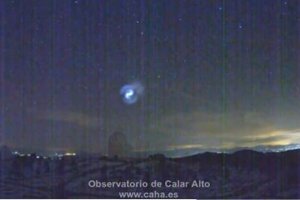 Imágenes captadas por las cámaras de Calar Alto.