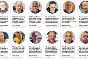 Reacciones a la racha del Almería después de una victoria en las últimas 10 jornadas.