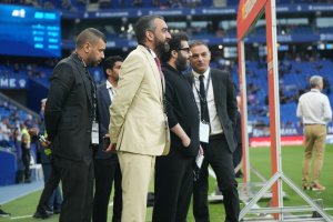 La última visita del presidente del Almería se saldaba con la permanencia en Primera.