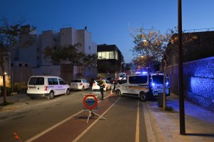 Control del nuevo grupo de la Policía Local en Almería.