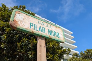 Calle Pilar Miró, en Almería capital.