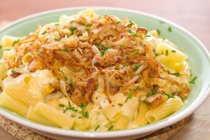 Macarrones para almorzar.