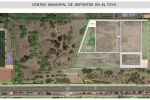 Así se distribuirá la zona deportiva de El Toyo