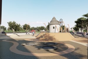 Así lucirá el nuevo Parque de las Familias que se construirá en Campohermoso.