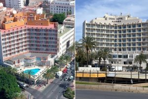 Imagen antigua nueva imagen del Gran Hotel Almería del grupo Ohtels.