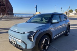 Imagen de KIA EV3 durante la prueba realizada por La Voz