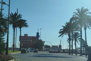Zona de conexión entre la Rambla de la capital y el Puerto de Almería.