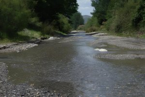 El río más largo de Almería, en uno de sus puntos del recorrido.