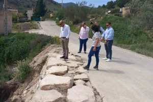 Visita del delegado territorial de Agricultura, Antonio Mena, al municipio de Macael.