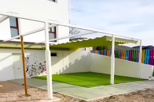 El resultado de las obras de mejora del colegio de Almócita.