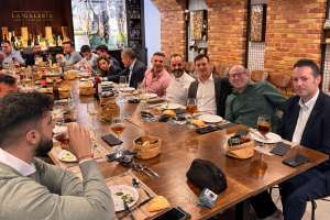 El encuentro celebrado esta semana del primer club gastronómico empresarial de la provincia.