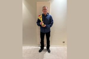 El jugador de squash almeriense Félix Sánchez Caparrós