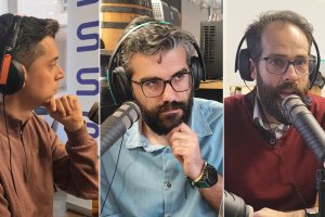 Imagen de la grabación del último episodio de la primera temporada de La Tertulia del Bar