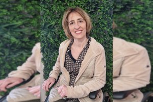 Laura Ainhoa Márquez, presidenta de ASPAYM a nivel provincial y autonómico.