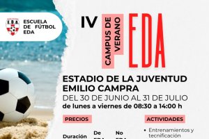 Cartel del IV Campus de Verano de la Escuela EDA.