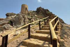 Así luce la Torre del Pirulico tras su rehabilitación.
