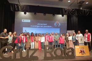 Equipo de Cruz Roja de El Ejido en el Teatro Auditorio