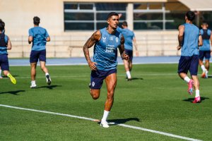 Chumi, la gran novedad en la lista del Almería para Cádiz.