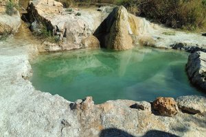 Aguas termales en la provincia de Almería.