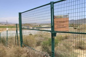 Detalle de la parcela contaminada por el accidente nuclear en Palomares.
