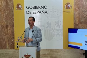 José María Martín, subdelegado de Gobierno en Almería, ante los medios de comunicación