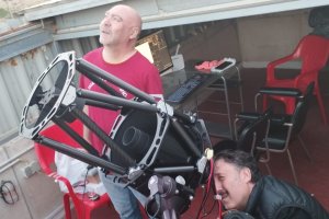 Observación por parte de la Asociación Orión de Retamar.