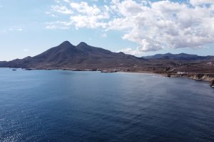 Vista aérea de Los Escullos.