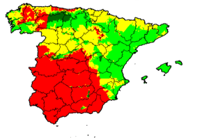 Mapa de alergias de la REA para esta semana.