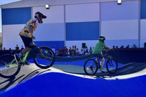 El sábado tuvo lugar la inauguración de la nueva pista de pump track de Pulpí.
