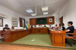 Pleno ordinario celebrado en Mojácar este jueves 29 de mayo.