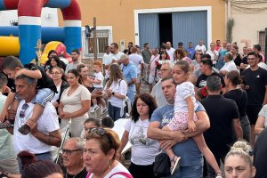 Imagen en las fiestas del barrio de Las Zorreras de Huércal de Almería.
