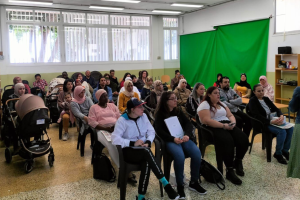 Reunión de un AMPA de un centro almeriense.