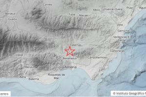 Terremoto en Gádor y Tabernas