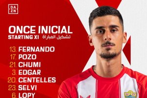 Alineación del Almería.