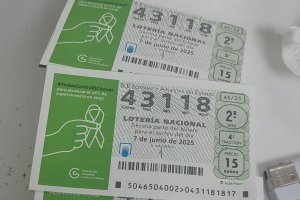 La suerte no se ha olvidado de los fieles del Barça en El Ejido.