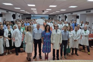 Recepción de los 95 nuevos residentes en el Hospital Universitario Torrecárdenas.