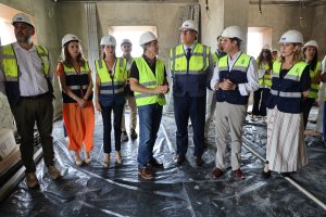 Arturo Bernal visita las obras del Plan de Sostenibilidad Turística