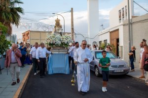Procesión de la Virgen de la Fuensanta en Huércal de Almería.