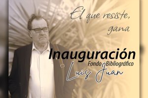 Cartel del homenaje a Luis Juan Sánchez en Albox.