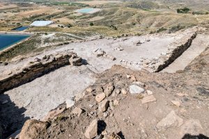Lugar de las excavaciones en el yacimiento arqueológico del Cabezo María de Antas.