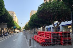 Tramo del Paseo de la segunda fase de las obras