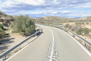 Carretera en la que ha fallecido el conductor del camión