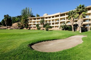 Zona de apartamentos turísticos en el Levante almeriense.