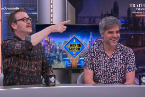 Ernesto Sevilla y Joaquín Reyes en el Hormiguero