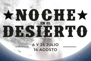 Cartel de la actividad Noche en el Desierto.