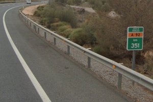 KM 351 de la A-92.