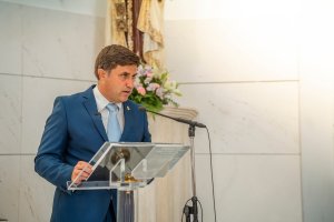 José Juan Rodríguez, teniente de alcalde de Roquetas y pregonero.